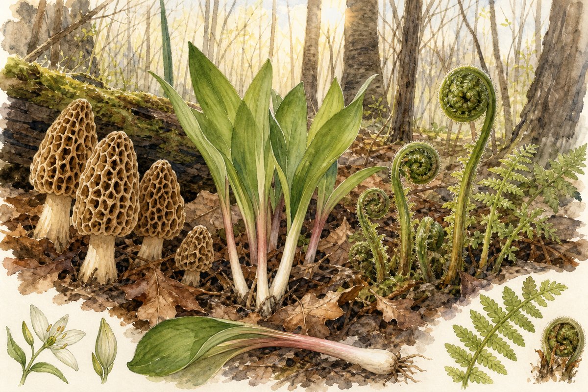 Spring Mushroom ID Cards